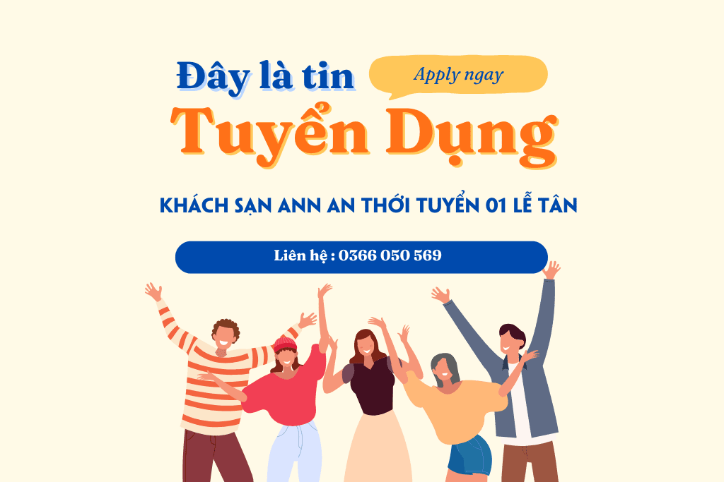 Khách Sạn Ann An Thới Tuyển 01 Lễ Tân 2 Khách Sạn Ann An Thới Tuyển 01 Lễ Tân