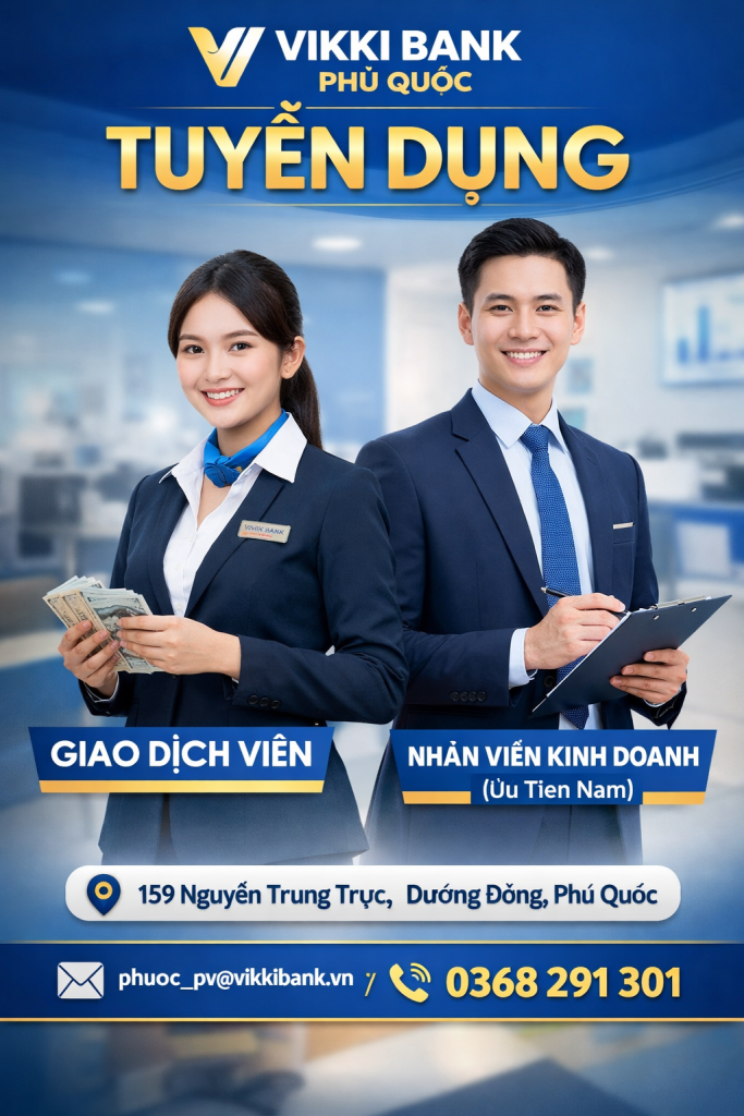 Vikki Ban Tuyển Dụng 2 Vị Trí